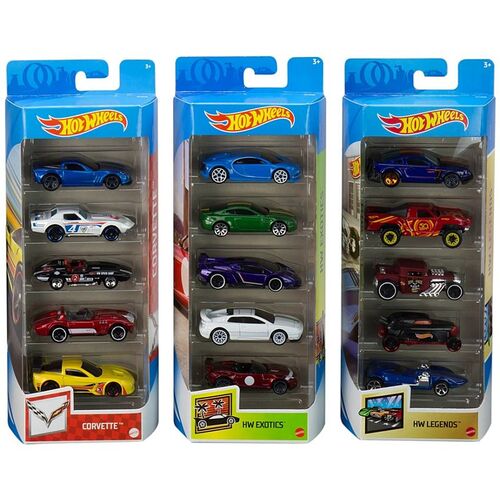 Hot Wheels 5 Pack Diecast Cars