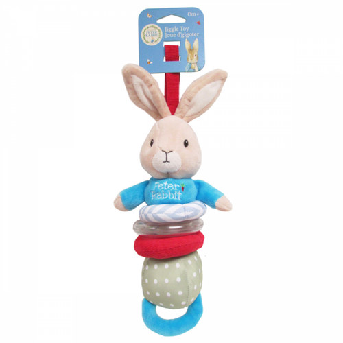 Beatrix Potter Peter Rabbit Jiggler Attachable Toy Blue