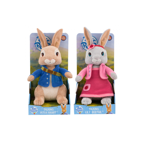 Peter Rabbit Animated Talking Plush Toy Twin Pack