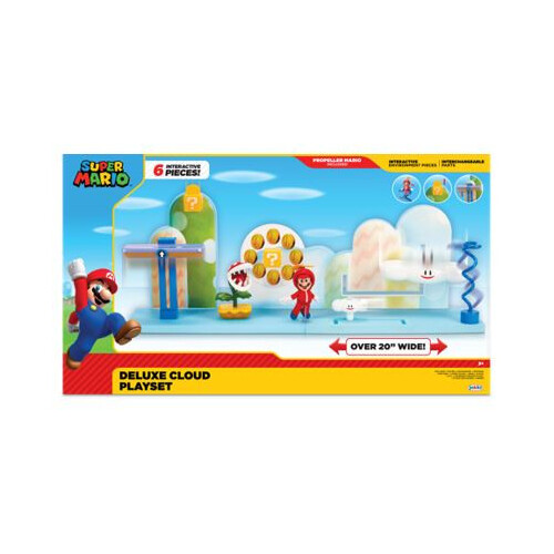 World of Nintendo Super Mario Cloud Playset